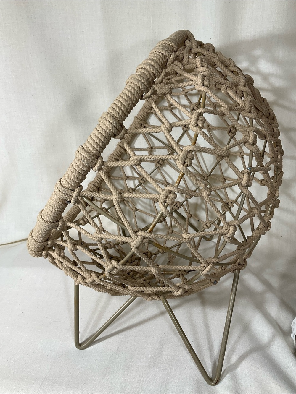 Woven Rope Cat Bed with Cushion - Picture 5 of 16